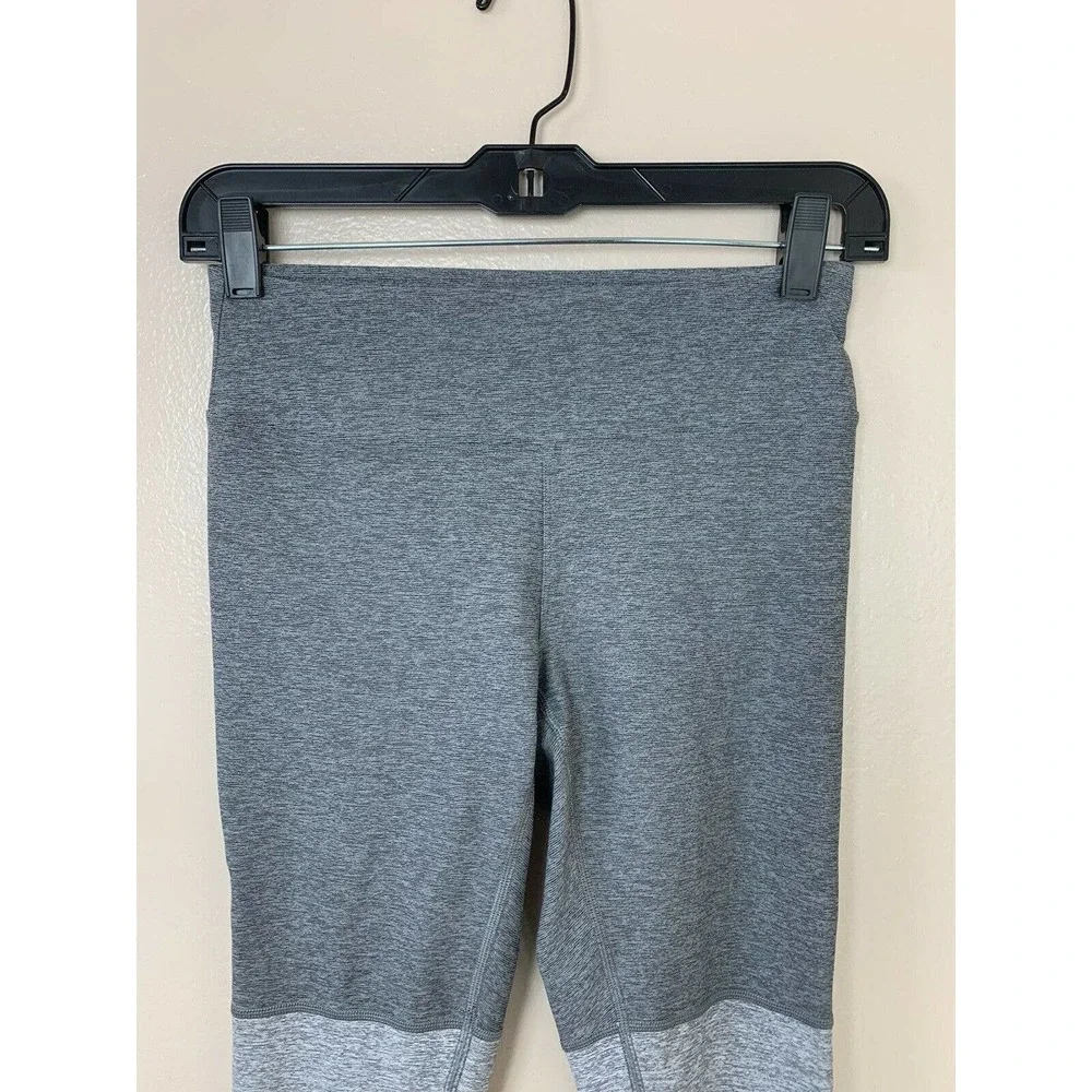 Outdoor Voices Legging Size Small Women's Gradient 7/8 Gray Colorblock Contrast